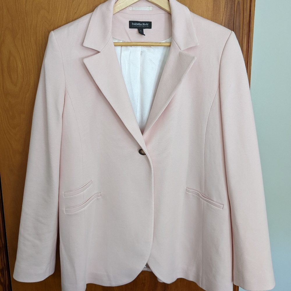 Pink, A Pea in the Pod maternity blazer